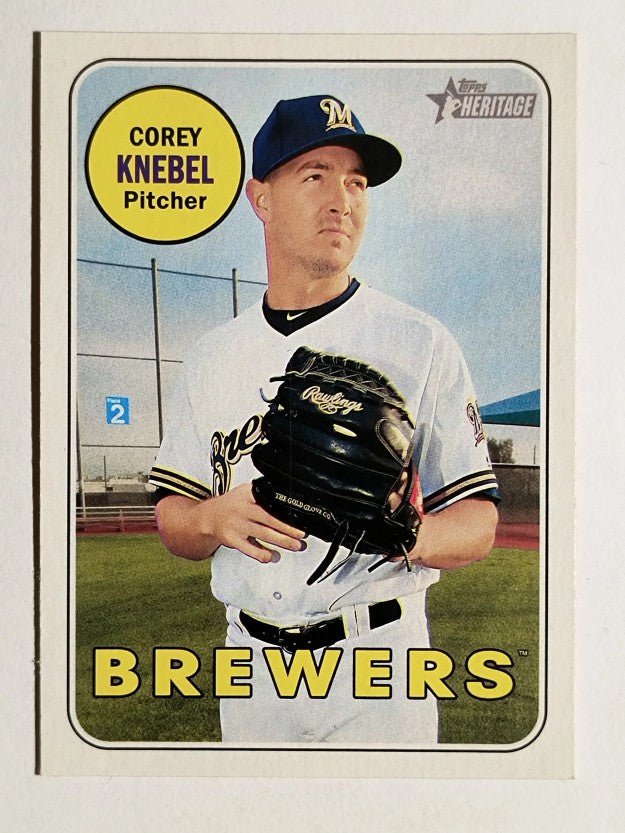 2018 Topps Heritage #313 Corey Knebel