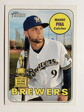 2018 Topps Heritage #344 Manny Pina