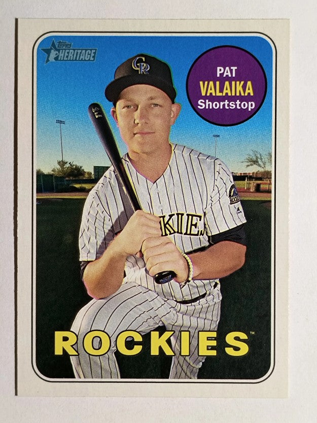 2018 Topps Heritage #353 Pat Valaika