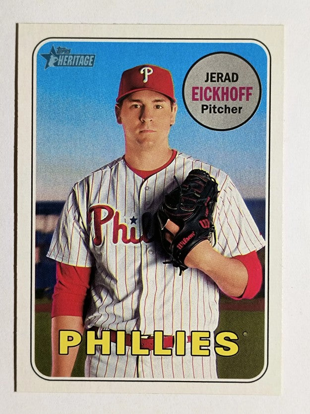 2018 Topps Heritage #392 Jerad Eickhoff