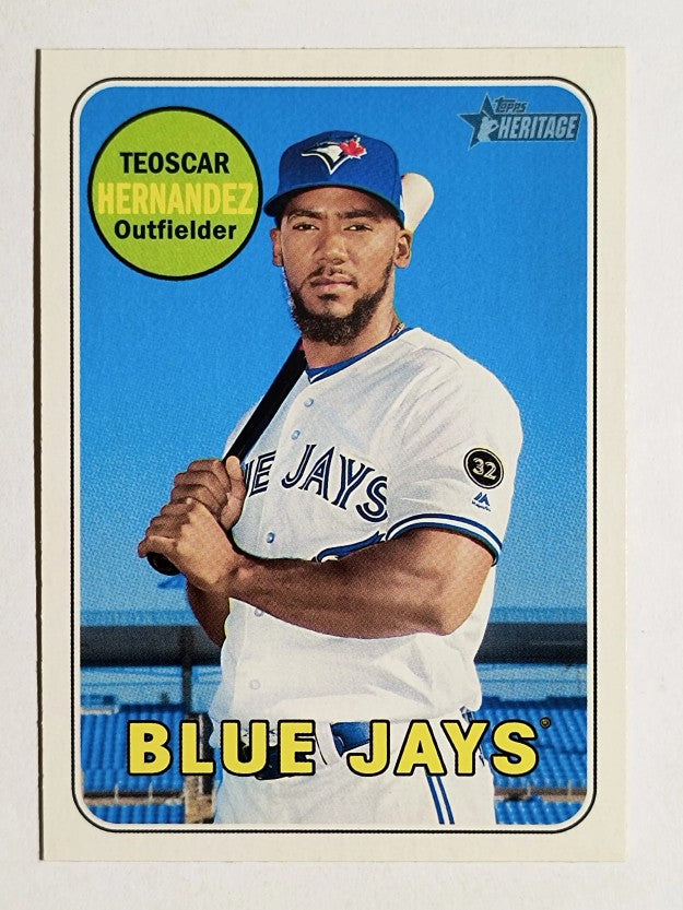 2018 Topps Heritage #564 Teoscar Hernandez
