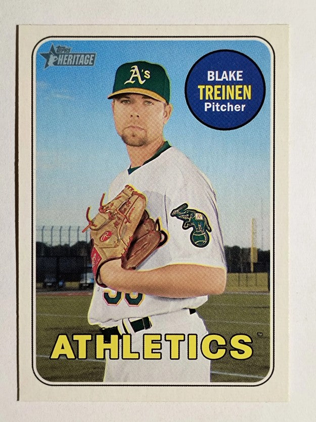 2018 Topps Heritage #673 Blake Treinen