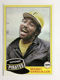 1981 Topps #226 Manny Sanguillen DP