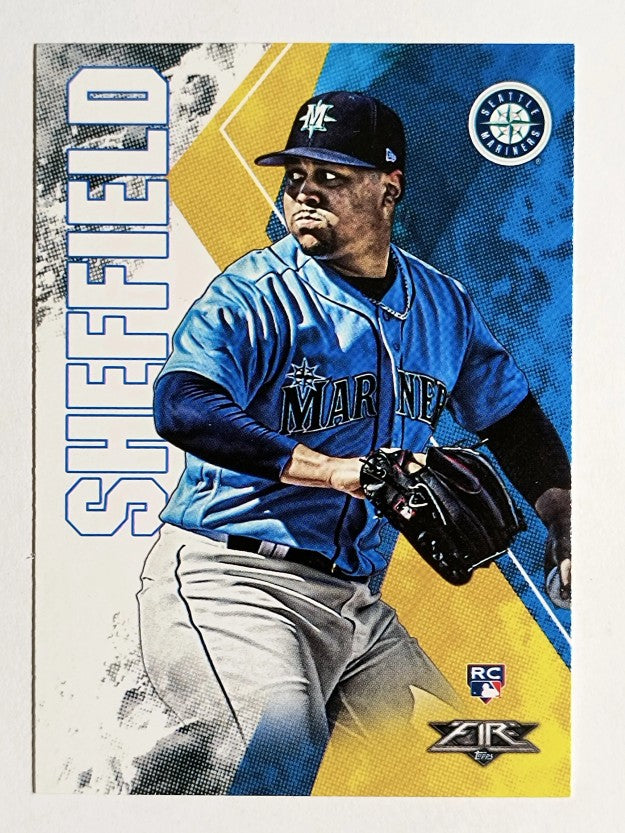 2019 Topps Fire #50 Justus Sheffield RC