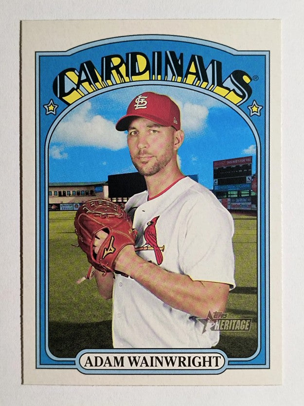 2021 Topps Heritage #6 Adam Wainwright