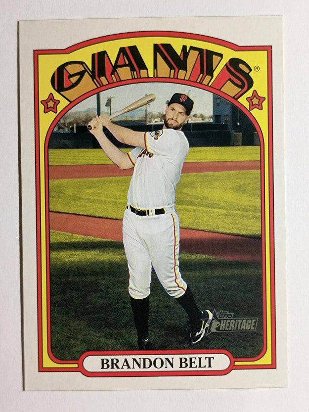 2021 Topps Heritage #7 Brandon Belt