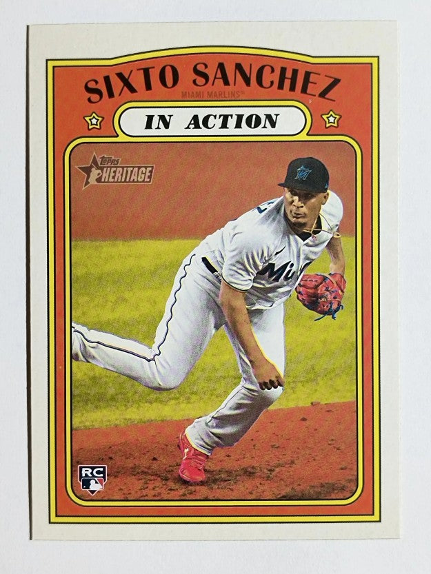 2021 Topps Heritage #16 Sixto Sanchez IA