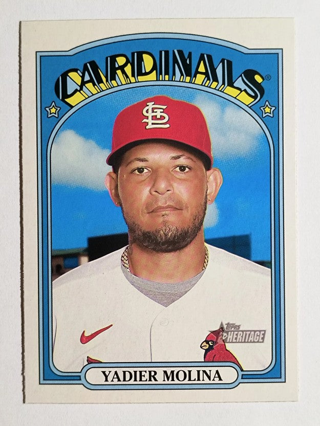 2021 Topps Heritage #17 Yadier Molina