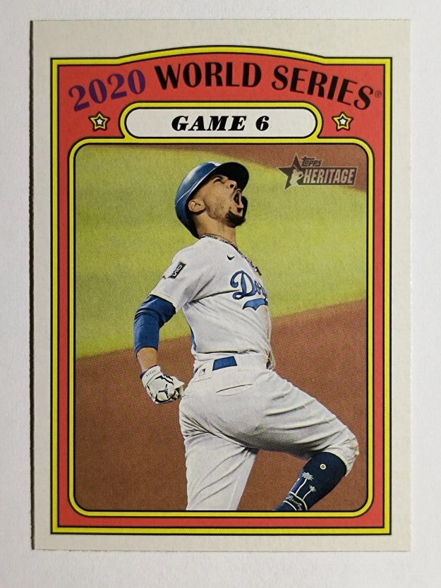 2021 Topps Heritage #30 Game 6 WS HL