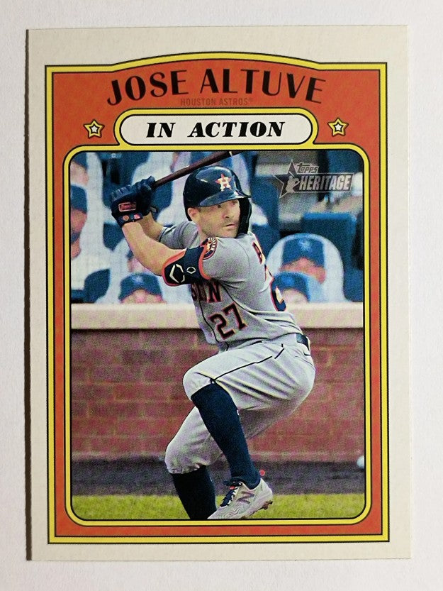 2021 Topps Heritage #44 Jose Altuve IA
