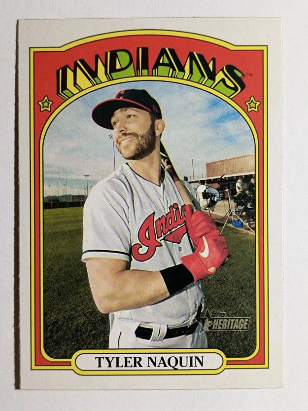 2021 Topps Heritage #56 Tyler Naquin