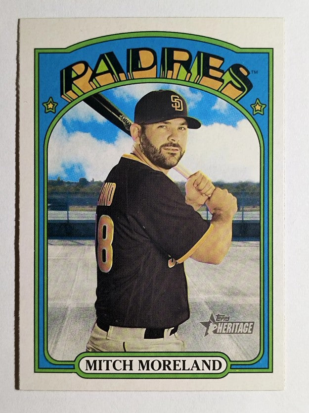 2021 Topps Heritage #58 Mitch Moreland