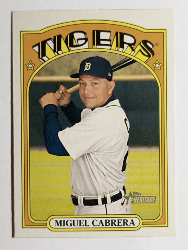 2021 Topps Heritage #107 Miguel Cabrera