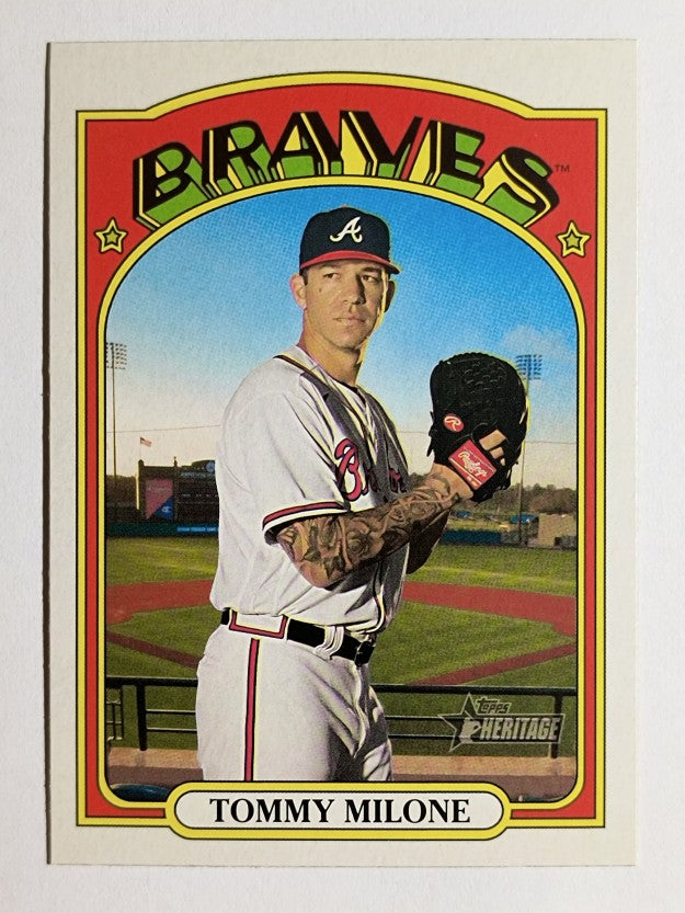 2021 Topps Heritage #116 Tommy Milone