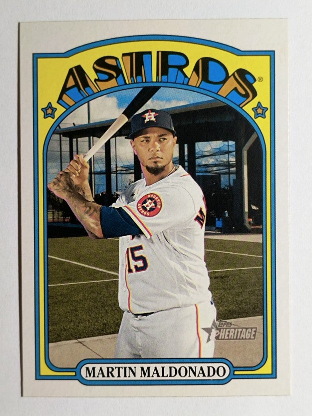 2021 Topps Heritage #117 Martin Maldonado