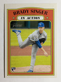 2021 Topps Heritage #130 Brady Singer IA