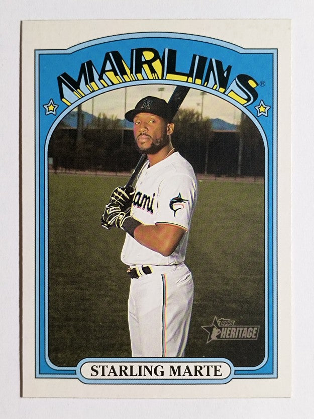 2021 Topps Heritage #131 Starling Marte