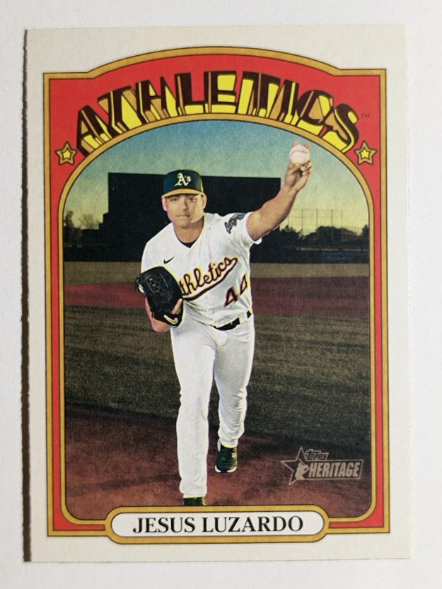 2021 Topps Heritage #160 Jesus Luzardo