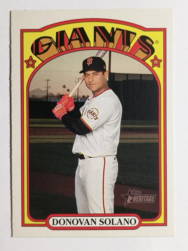 2021 Topps Heritage #162 Donovan Solano