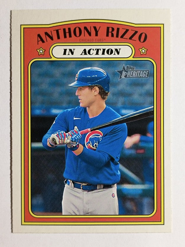 2021 Topps Heritage #176 Anthony Rizzo IA