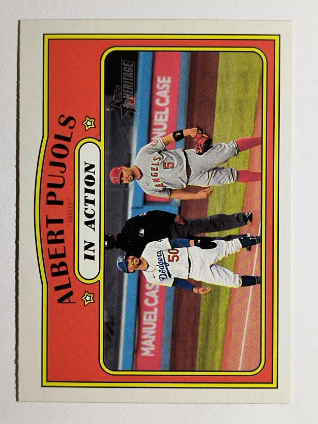 2021 Topps Heritage #190 Albert Pujols IA
