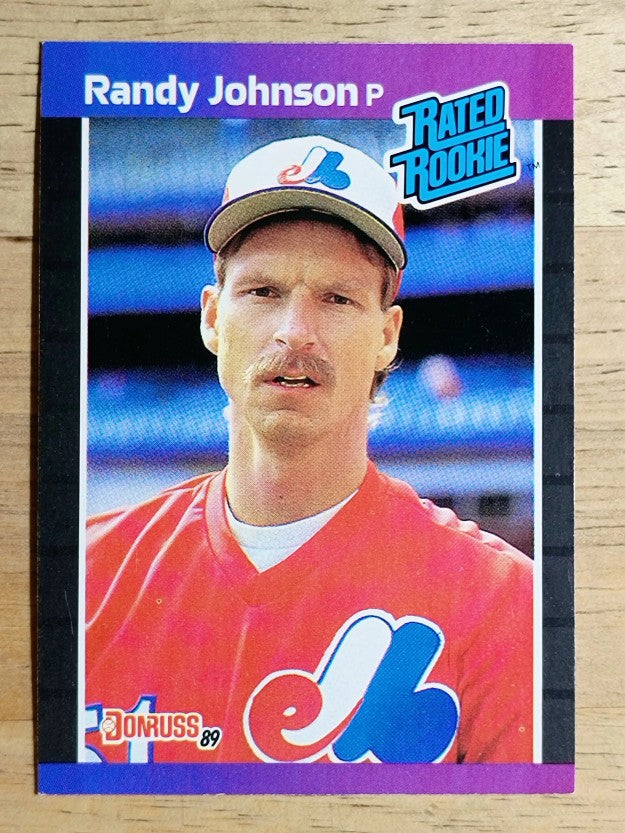1989 Donruss #42 Randy Johnson RC RR