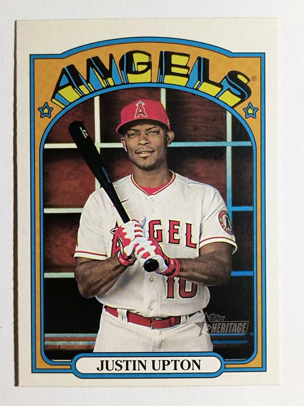 2021 Topps Heritage #195 Justin Upton