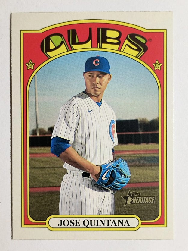 2021 Topps Heritage #196 Jose Quintana
