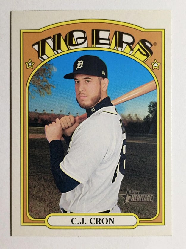 2021 Topps Heritage #197 C.J. Cron