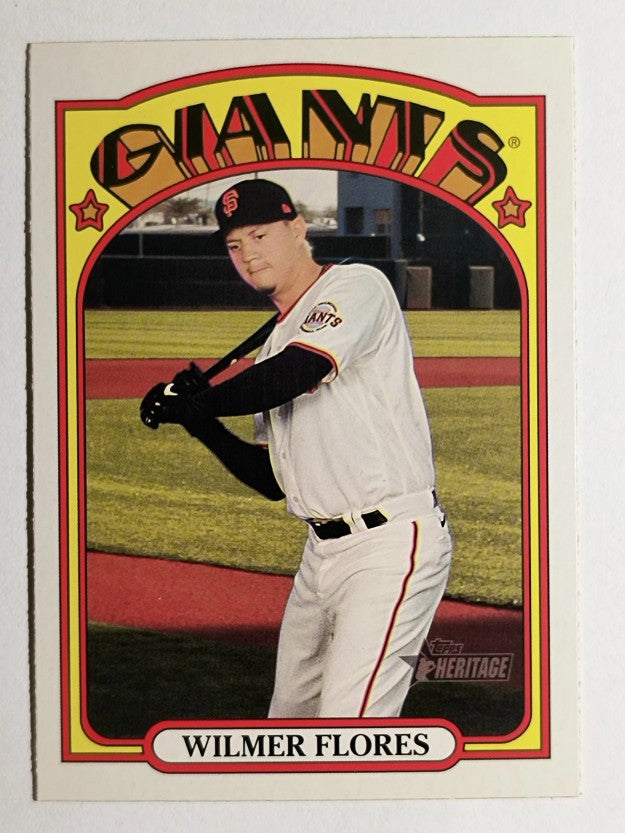 2021 Topps Heritage #217 Wilmer Flores