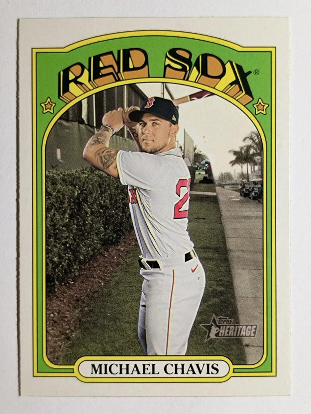 2021 Topps Heritage #227 Michael Chavis