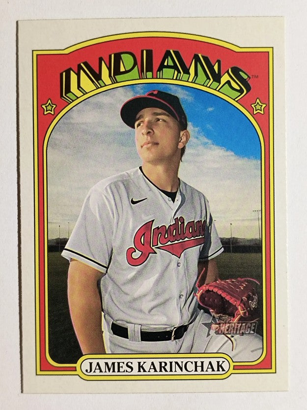 2021 Topps Heritage #228 James Karinchak