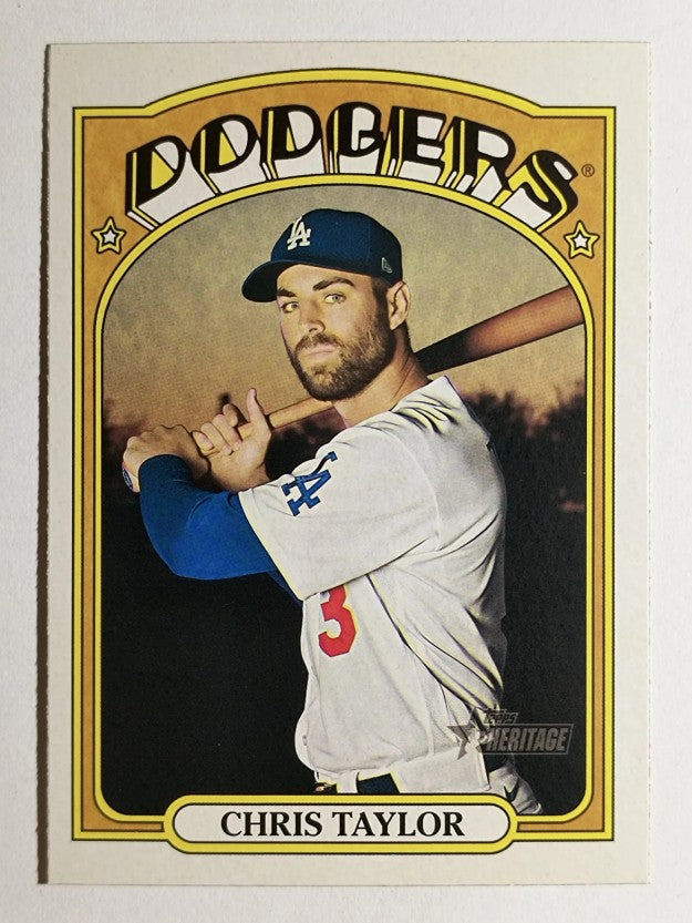 2021 Topps Heritage #229 Chris Taylor