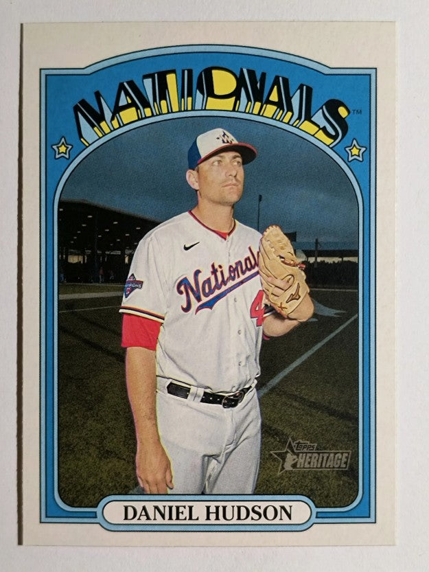 2021 Topps Heritage #234 Daniel Hudson