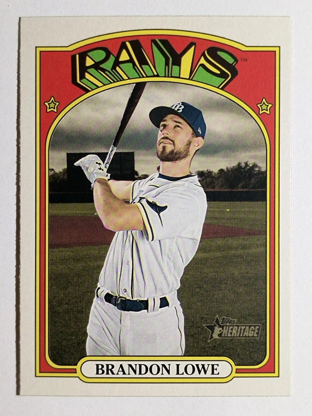 2021 Topps Heritage #241 Brandon Lowe