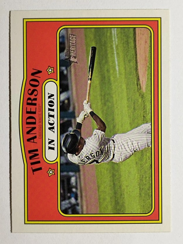 2021 Topps Heritage #244 Tim Anderson IA