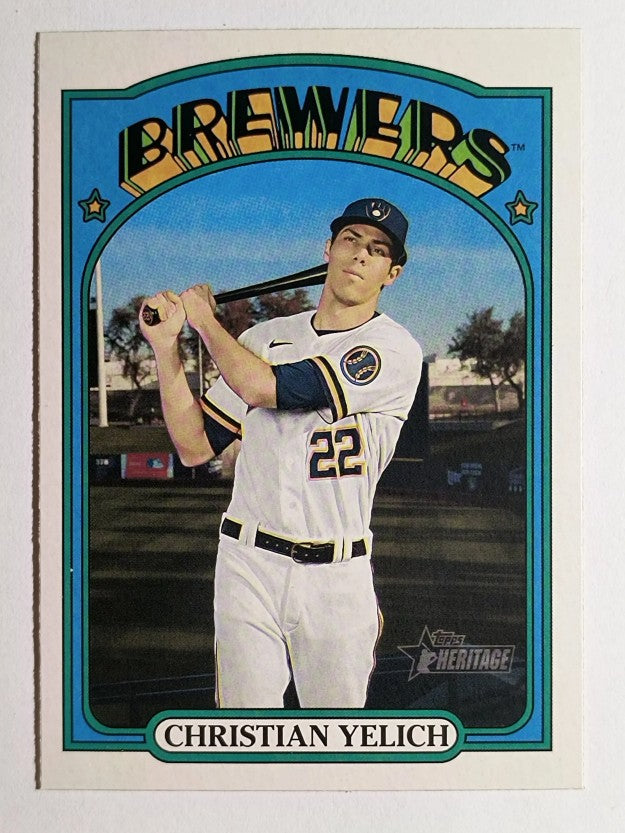 2021 Topps Heritage #251 Christian Yelich
