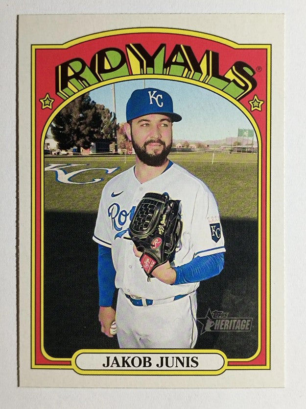 2021 Topps Heritage #257 Jakob Junis