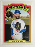 2021 Topps Heritage #257 Jakob Junis