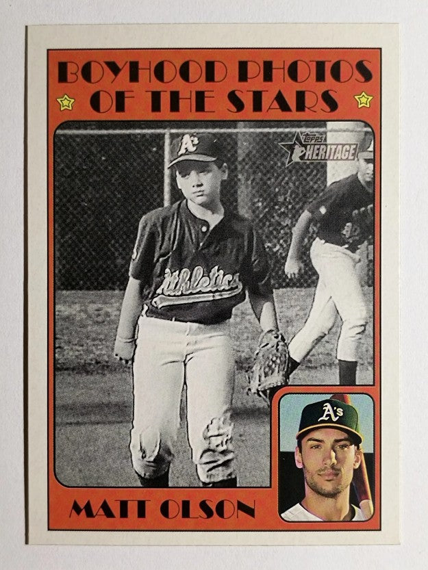 2021 Topps Heritage #266 Matt Olson KP