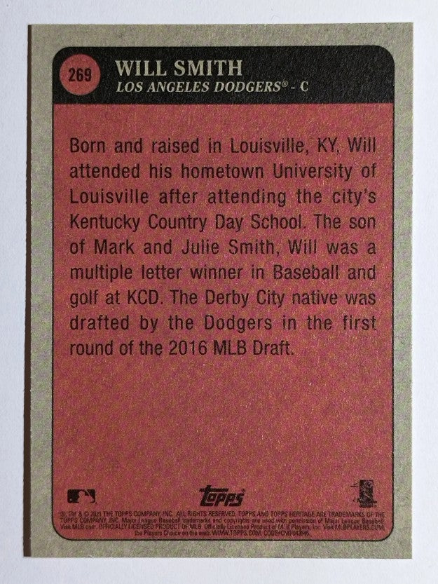 2021 Topps Heritage #269 Will Smith KP