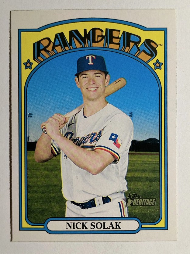 2021 Topps Heritage #277 Nick Solak