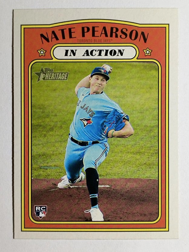 2021 Topps Heritage #302 Nate Pearson IA