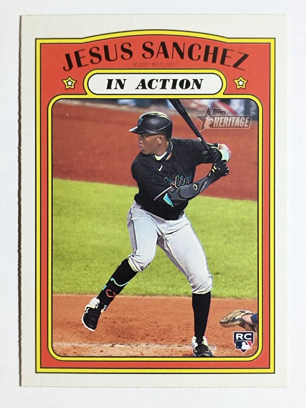 2021 Topps Heritage #312 Jesus Sanchez IA