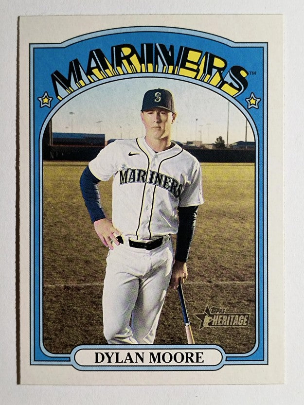 2021 Topps Heritage #320 Dylan Moore