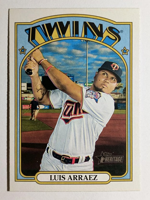 2021 Topps Heritage #322 Luis Arraez