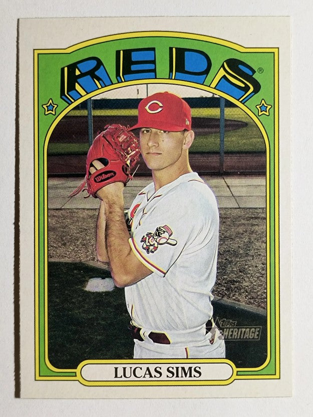 2021 Topps Heritage #327 Lucas Sims