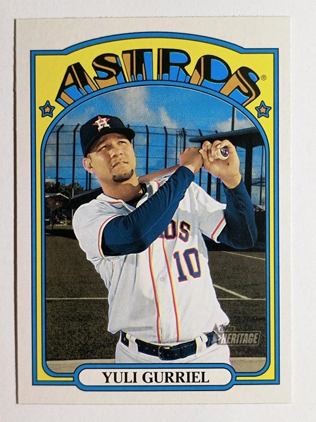 2021 Topps Heritage #330 Yuli Gurriel