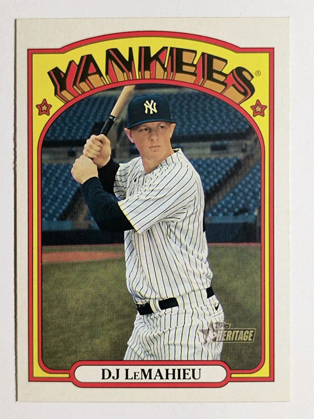 2021 Topps Heritage #336 DJ LeMahieu