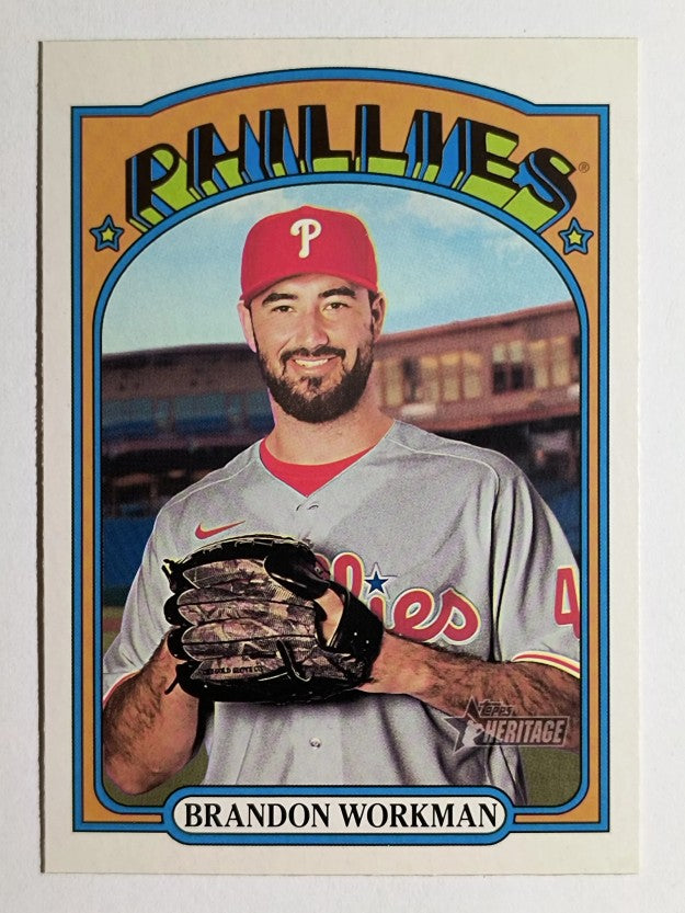 2021 Topps Heritage #337 Brandon Workman